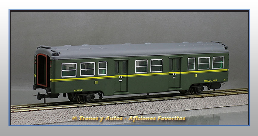 Coche pasajeros Tipo C "Yencas" - Renfe